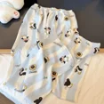 thumbnail image 2 of Ropa de dormir de algodón de nube, pantalones holgados de talla grande para caminar al aire libre para mujer, pijamas cómodos informales para otoño, invierno, primavera, ocio en casa, 2 of 5