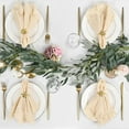thumbnail image 3 of Washable Napkins,6Pcs Reusable Woven Table Fringed Decorations,QZS Portable Cotton Napkins,Size 16.5x16.5 Inch,Suitable for Formal Dining, Everyday Meals, 3 of 6