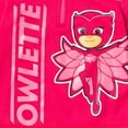 thumbnail image 4 of PJ Masks Owlette Little Girls Fleece Half Zip Fashion Hoodie Pink 7-8, 4 of 5