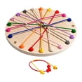 thumbnail image 2 of HILABEE Jouet de Démêlement en Corde Jeu de Table Coloré Apprentissage Nœud Rond pour Garçons Filles, 2 of 9