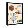 thumbnail image 4 of Stupell Industries Out Of This World Alien Fairy Tales & Fantasy Painting Black Floater Framed Canvas Art Print Wall Art, 17 x 21, 4 of 10