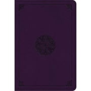 ESV Value Compact Bible - Large Print, Lavender Emblem Design Trutone