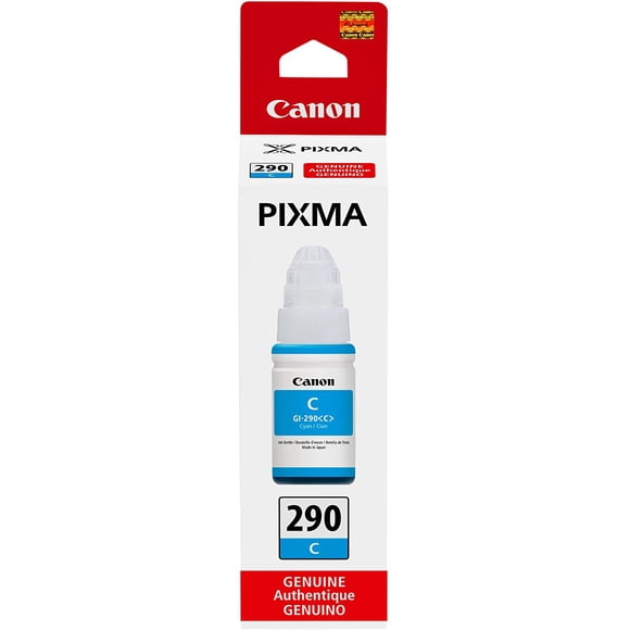 Canon GI-290 Cyan Ink Bottle for PIXMA MegaTank, Cyan