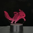 thumbnail image 4 of YSTIAN Axolotl Night Light for Kids Room, 3D Illusion Lamp Axolotl Lights, 16 Colors Crack Base Desk Lamps with Remote Control, Perfect as Birthday Christmas Gifts, Home Decoration, 4 of 6
