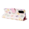 thumbnail image 6 of RFID Blocking Case For Samsung S20 Wallet Case for Women with Credit Card Holder, Cute Pattern Flower Designed Hand Strap Flip PU Leather Stand for Samsung Galaxy S20, Flowers Blossoming, 6 of 8