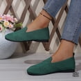 thumbnail image 6 of Bkhluea Women Breathable Knit Slip-On Flats Lightweight Comfortable Footwear For Daily Travel Outdoor Activities, 6 of 7