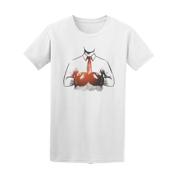 Formal Wear With Boxing Gloves Tee Men's -Image by Shutterstock