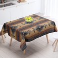 thumbnail image 1 of Aztec Tablecloth, Ethnic Tribal Geometric Design Rustic Style Table Cloth Boho Chic Washble Table Cover for Dinning Kitchen Farmhouse Party Decor 60""x120"", 1 of 1