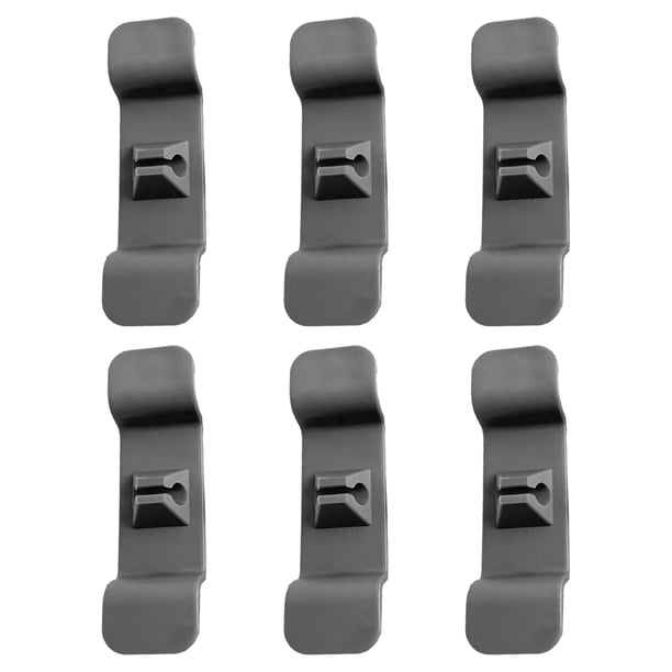 Organizador de cables para electrodomésticos de cocina: 6 piezas, color negro, útiles y esenciales para el nuevo hogar