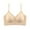 Beige-womens bras, variant on Wireless Full Coverage Bras for Women Seamless Push Up Bra No Underwire with Support Lift Everyday T-Shirt Bralette