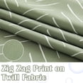 thumbnail image 2 of Blue and White Boho Shower Curtain Herringbone Zig Zag Fabric Shower Curtains for Bathroom Bohemian Farmhouse Modern Arrow Geometric Shower Curtain Set with Hooks Waterproof 72x72 inches, 2 of 6