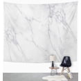 thumbnail image 2 of ZEALGNED Gray Abstract White Marble and Pattern Artwork Antique Architecture Beautiful Cut Wall Art Hanging Tapestry Home Decor for Living Room Bedroom Dorm 51x60 inch, 2 of 2