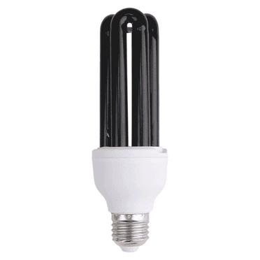 Black Light Bulb E27 40W, UVA 365NM, CFL Ultraviolet Light Lamp, Black Light Bulb, Decorative Light for Neon Party Halloween Evenings, for Prank and Adult Catch, Superma