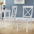 thumbnail image 6 of Albury Cross Back Dining Chairs, Brown (Set of 2), 6 of 9