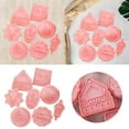 thumbnail image 1 of Bakeware Bakeware Cartoon Holiday Cookie Cutter Fondant Tools 8 Piece Set for Baking Projects, 1 of 7
