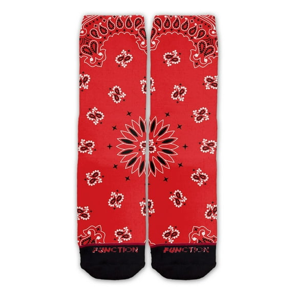 Function - Red Bandana Fashion Socks
