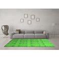 thumbnail image 3 of Ahgly Company Indoor Square Oriental Green Modern Area Rugs, 3' Square, 3 of 4