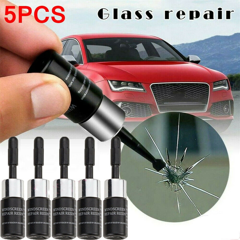 Glass Repair Fluid Tool Kit Car Cracked Window Nano Chip Apple Android Phone New 