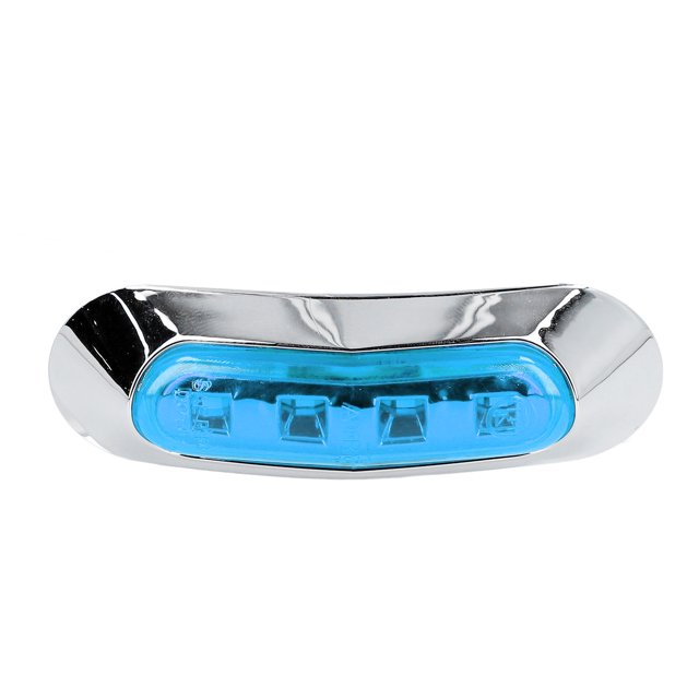 LED Trailer Light, 10-30V High Brightness 5 Set LED Marker Light for Marine White,Blue,Green