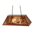 thumbnail image 5 of Meyda 115919 33 in. Quail Hunter with Dog Oblong Pendant, Rust & Silver Mica, 5 of 5