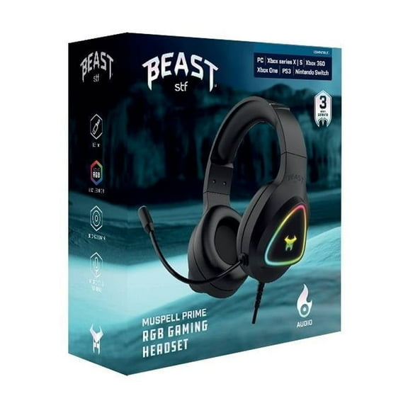 Headset Gamer STF Muspell Prime Negro