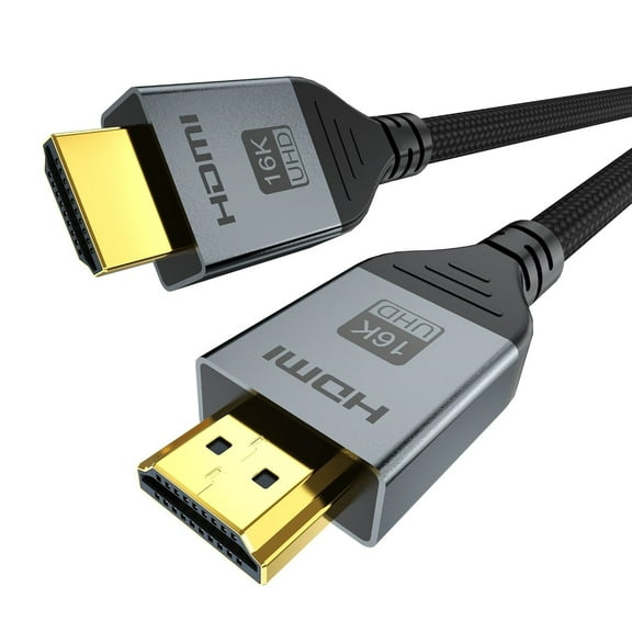 16K 8K HDMI Cable 96Gbps 10 FT, Ultra High Speed HDMI 2.2 Cable 16K@60Hz 8K@120Hz 4K@480Hz HDCP 2.2&2.3, Dynamic HDR, eARC,DTS:X, Compatible with Roku TV/HDTV/PS5/Blu-ray/Projector