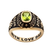 Order Now for 2025 Graduation, Freestyle Class Rings Petite Classic Yellow Celebrium Birthstone Class Ring, Celebrium