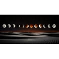 thumbnail image 2 of ODell, Dale 14x9 Black Ornate Wood Framed with Double Matting Museum Art Print Titled - Blood Moon Eclipse, 2 of 4