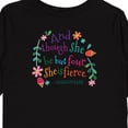 thumbnail image 4 of Inktastic 4th Birthday She is Fierce 4 Year Old Girl Girls Long Sleeve Toddler T-Shirt, 4 of 5