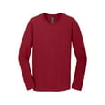 thumbnail image 5 of Gildan Softstyle Men's Crewneck Long Sleeve T-Shirt, Lightweight Modern Classic Fit, Cherry Red, M, 5 of 5