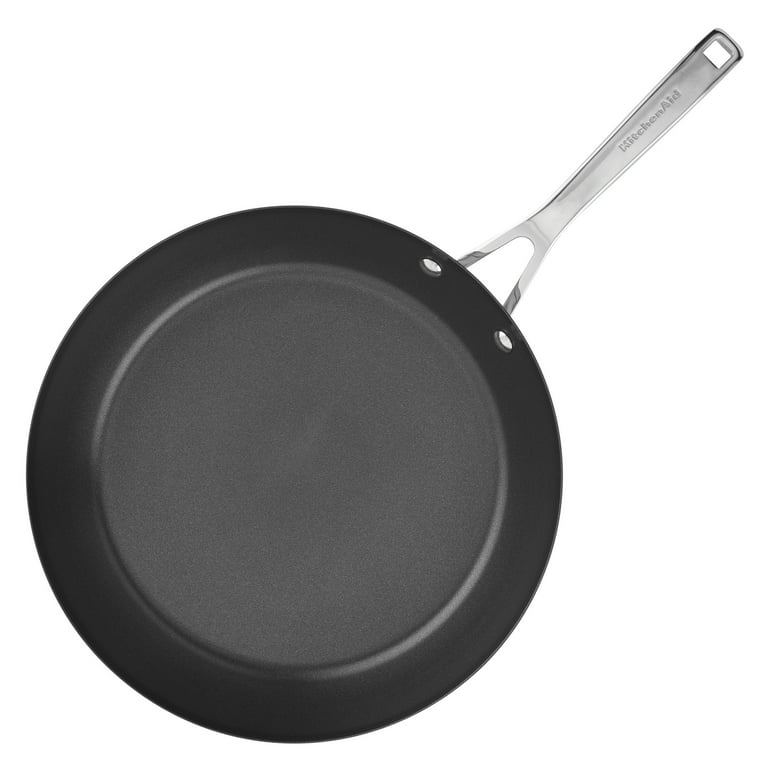 12 Inch Hybrid Stainless Steel Griddle Non Stick Fry Pan with Stay-Cool  Handle 859006007458