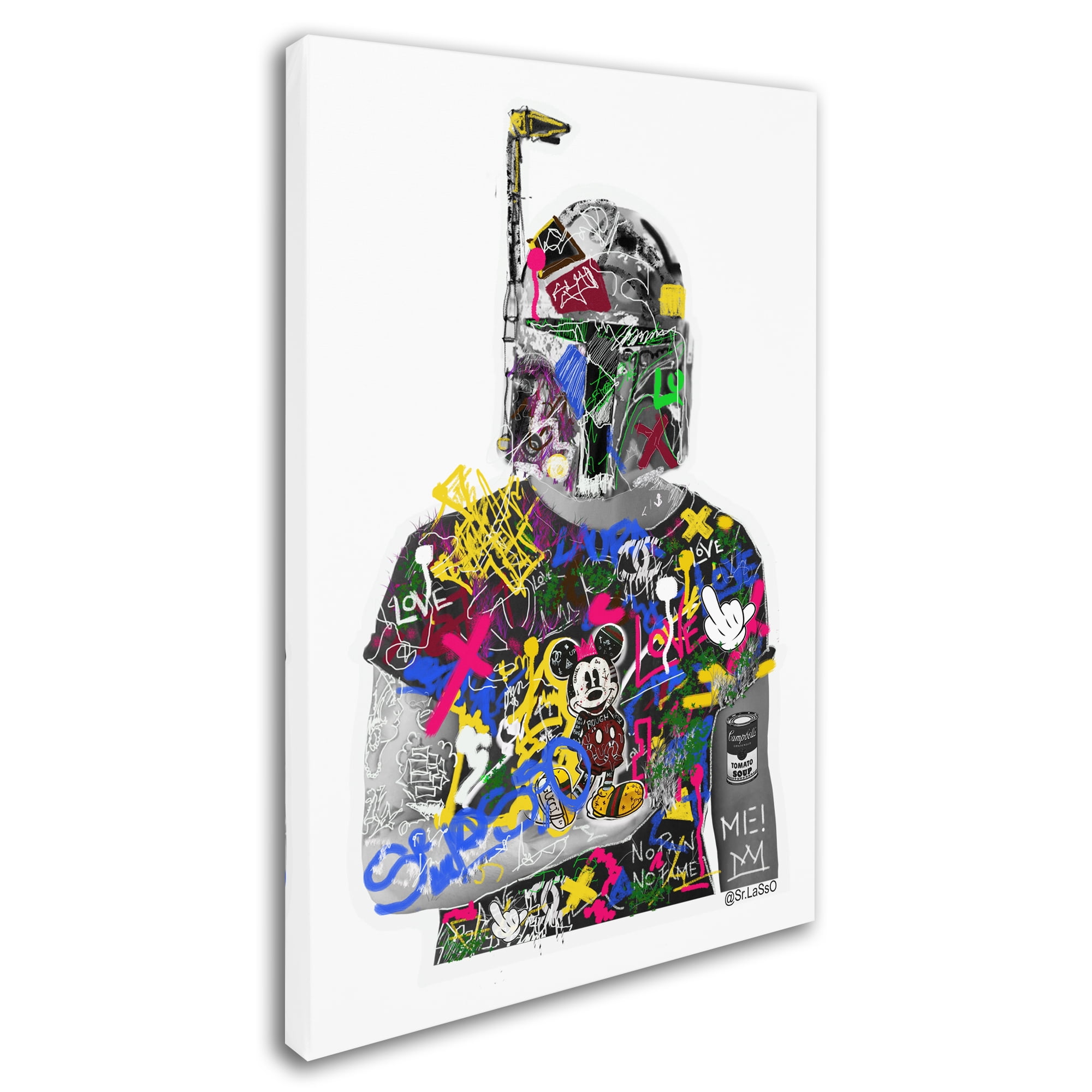 Trademark Fine Art 'Sr.Lasso' Canvas Art by Sr.LaSso