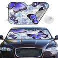 thumbnail image 2 of Daiia Butterflies Windshield Sun Shade for Car SUV Truck (Medium ), Car Sun Shade Windshield, Car Shades for Front Windows, Sunshade for Car Windshield, 2 of 7