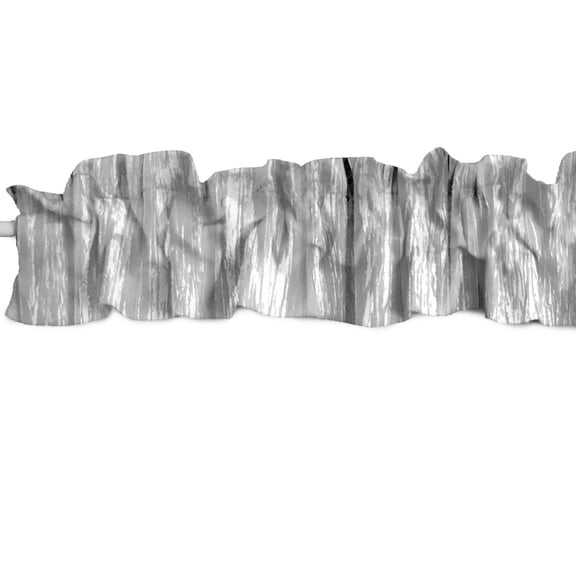 Crinkle Crushed Taffeta Curtain Sleeve Topper Window Treatment