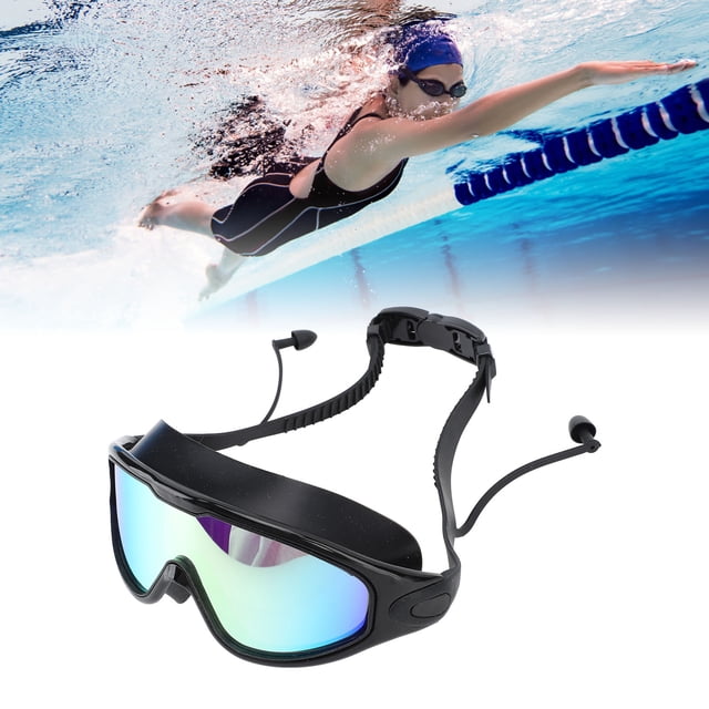 Gafas de Natacia, Visión Ancha Electroplatando Vasos de Natación Impermebles para Deportes Acuantes
