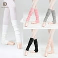 thumbnail image 2 of Women Girls Ballet Leg Warmers Knitted Socks Ballet Socks Ballet Stockings Yoga Socks Daily Wear Gym Fitness Dance Socks, 2 of 10