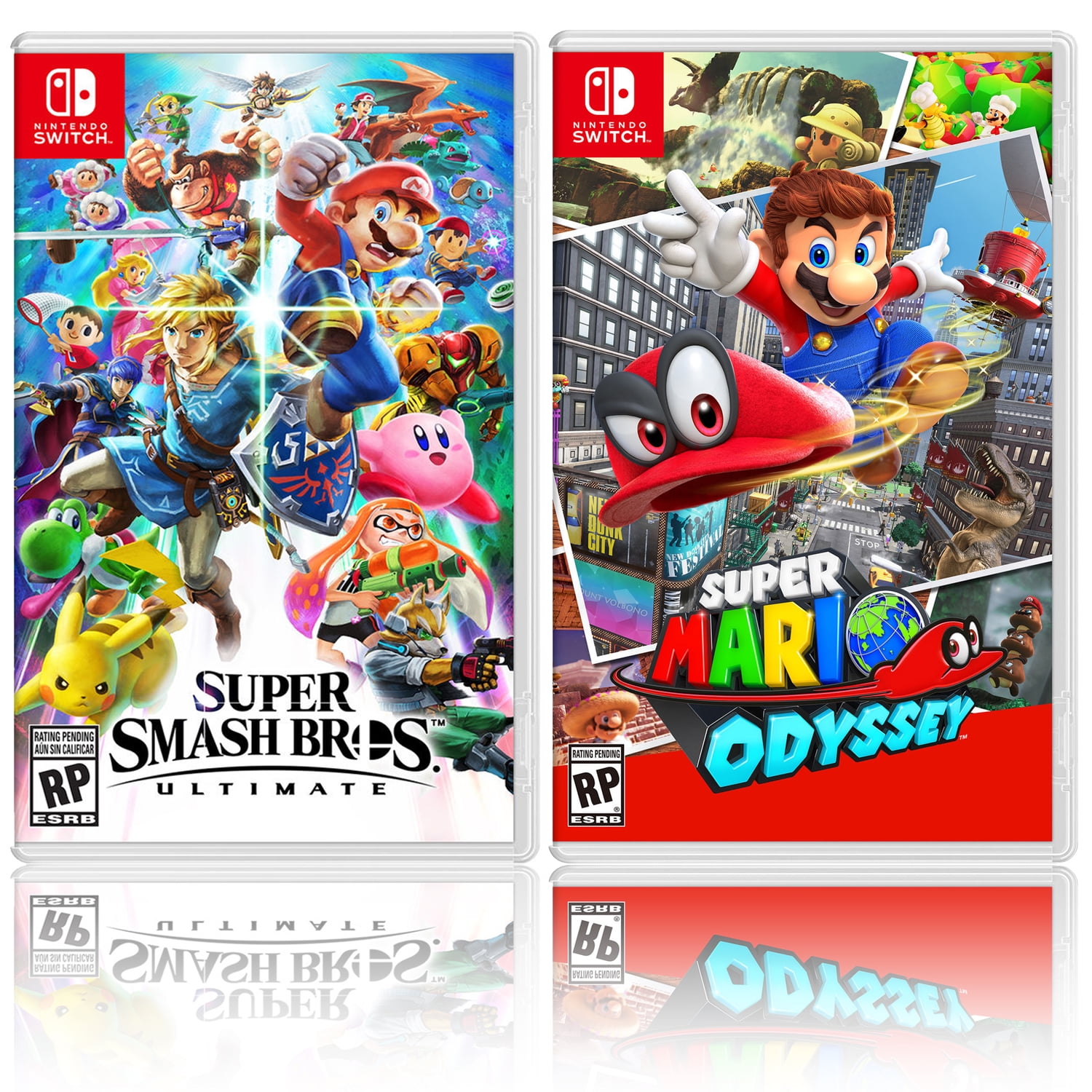 Nintendo Super Smash Bros Ultimate Bundle With Super Mario Odyssey Walmart Com Walmart Com - roblox odyssey apparel