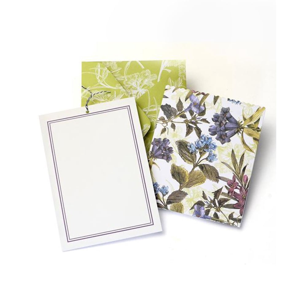Stanley Romantic Floral Pocket Note Card Set, 10 count Walmart
