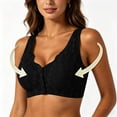 thumbnail image 6 of Women Full Bust Seamless Nursing Maternity Bras,Size M-4XL,Front Button Closure,Wireless Lace,Wide Strap Comfort Support, 6 of 6