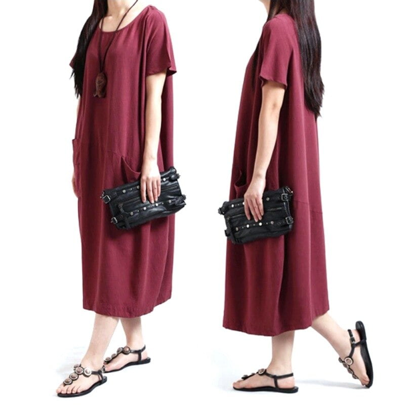 walmart linen dress