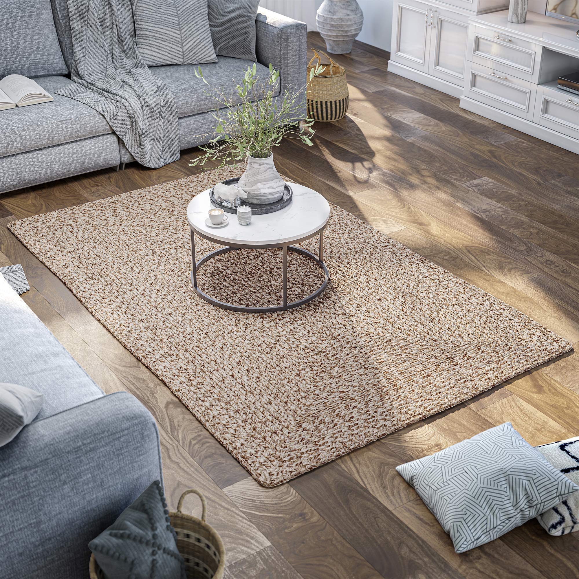 BELLEZE Parma Luxury Ultra Soft Fluffy Area Rug Modern Indoor