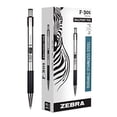 thumbnail image 1 of Bolígrafo Zebra Pen F-301 negro fino 0,7 mm paquete de 12, 1 of 11