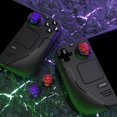 thumbnail image 2 of PlayVital Thumb Grip Caps for Steam Deck, Silicone Thumbsticks Grips Joystick Caps for Steam Deck - Oni Demons, 2 of 7