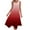 ZC-Red, variant on JSheng Summer Dresses for Women 2025 Sleeveless Round Neck Solid Color Casual Iirregular A-shaped Long Dress ZA-Orange XXL