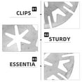 thumbnail image 3 of Shisuyan 20pcs Engine Under Cover Securing Clips Push-On Fasteners Steel Tooth Lock Washers for Automotive Heat Shield Engine Cover, 3 of 8