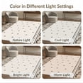 thumbnail image 6 of ODIKA 8'x10' Beige Black Geometric Diamond Design Washable Area Rug Modern Abstract Pattern with Bold Borders for King Size Bedroom Under Bed, Master Suite, Non-Shedding, Easy Care, 6 of 6