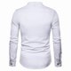 thumbnail image 3 of New Shirt Men Fashion Slim Fit Long Sleeve Mens Shirt Solid Color Henley Collar Casual Shirts Men Cotton Comfortable Tops Man, 3 of 5