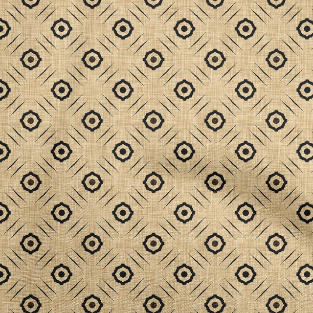 oneOone Rayon Light Brown Fabric Block Sewing Craft Projects Fabric Prints By Yard 56 Inch Wide-DB