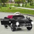 thumbnail image 4 of Patiojoy 12V Kids Ride On Car Toy BMW 507 Licensed Electric Vehicles with Remote Control Black, 4 of 6