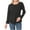 Black, variant on Diufon Women's Nursing Tops Maternity Casual Long Sleeve Crewneck Pullover Shirts Soft Breathable Blouse